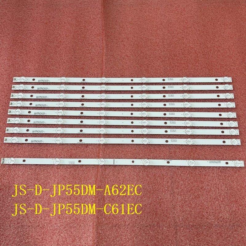 JS-D-JP55DM-A62EC JS-D-JP55DM-C61EC 6LED 6V 570mm 9pcs/set