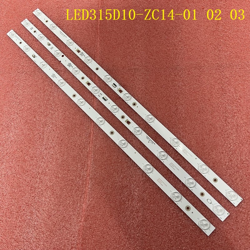 LED315D10-ZC14-01(D) 02(D) 03(C) 3 PCS 10LED(3V) 627mm